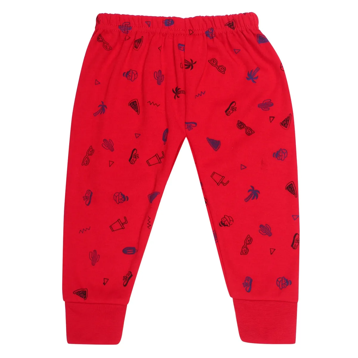 Dark Bulbul Printed Kids Cotton Pajama Pants Design 2 - AR Hosiery Wholesale