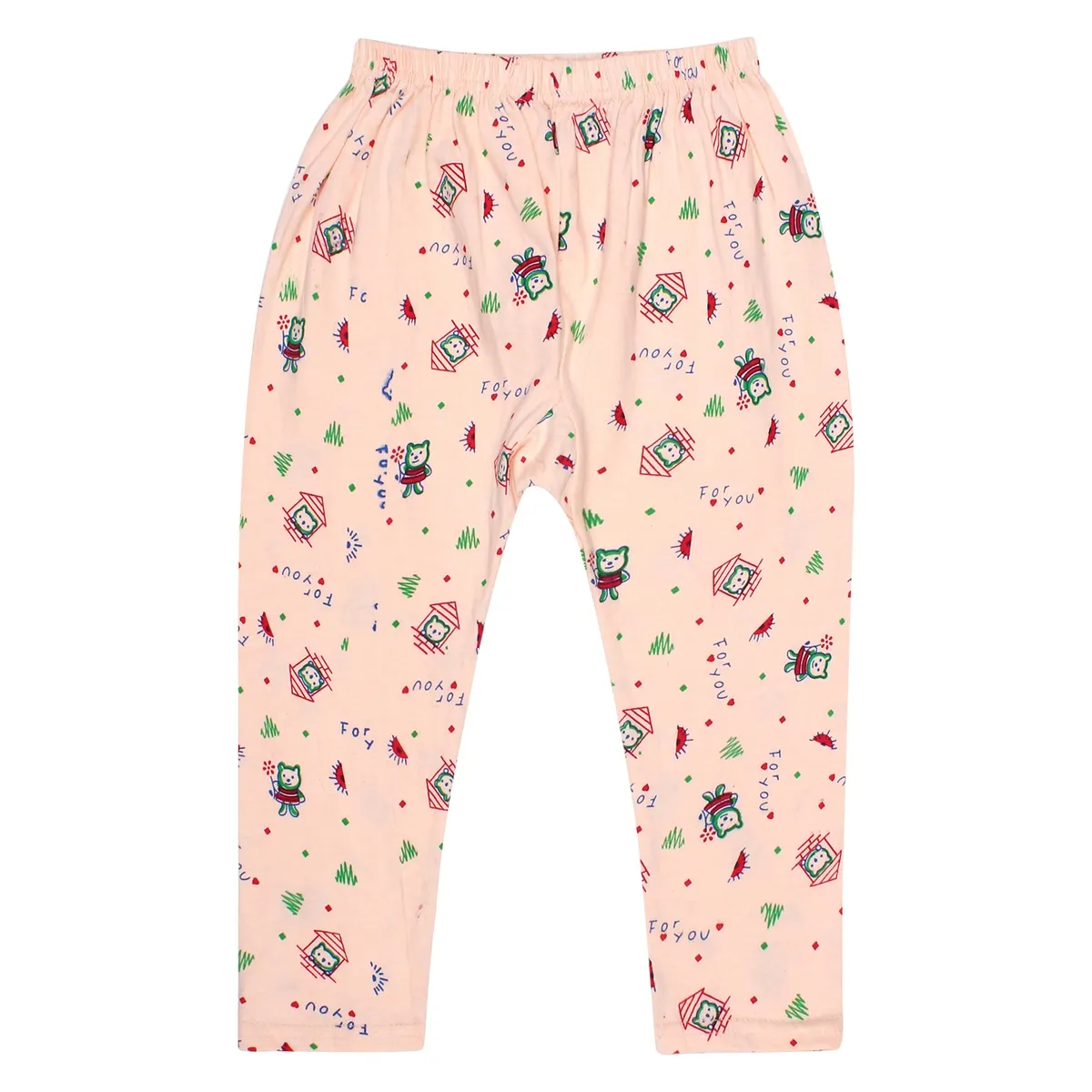 Mehak Printed Kids Cotton Pajama Pants Design 3 - AR Hosiery Wholesale